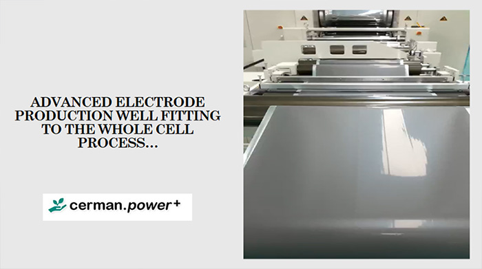 Advanced electrode production well fitting to the whole cell process